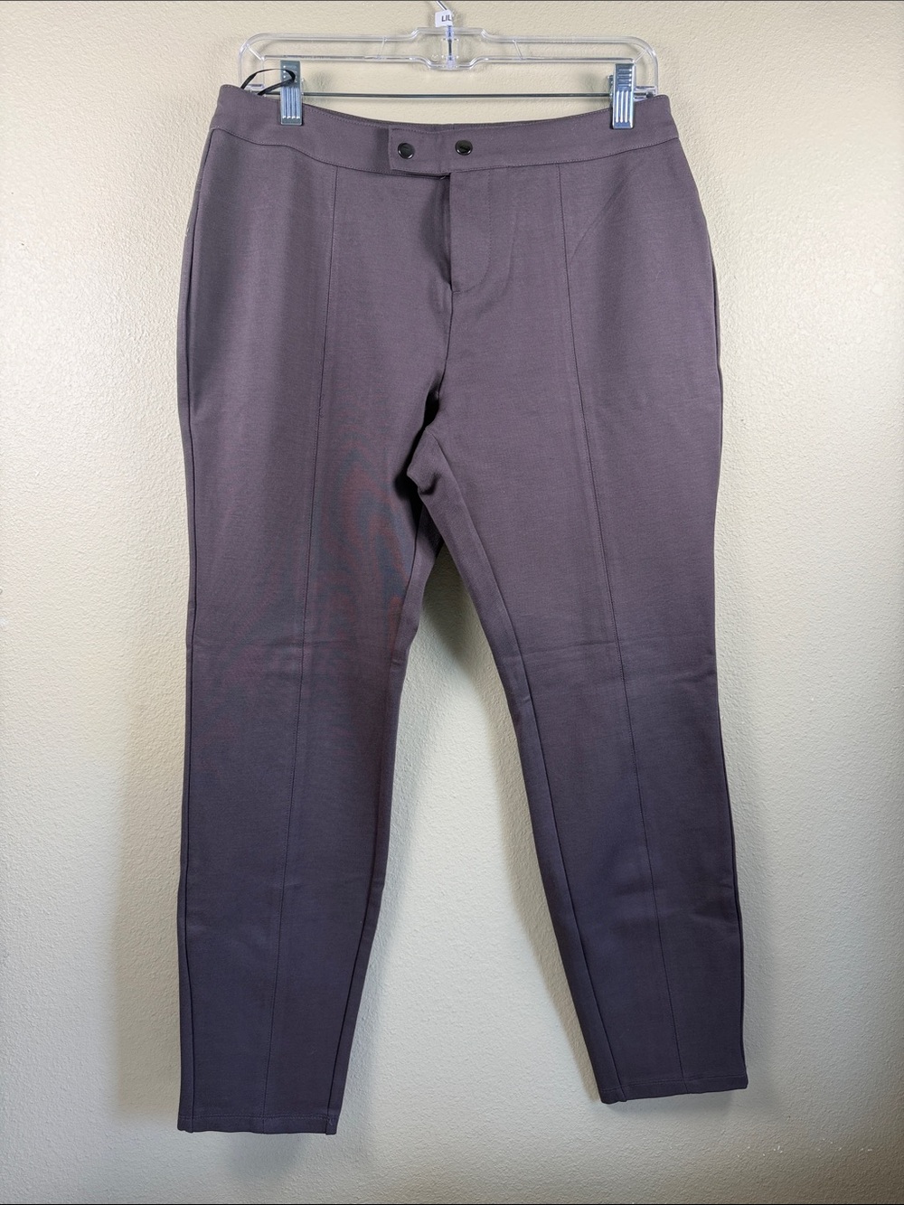 Sioni brown/gray Taupe Cropped Ankle Pants